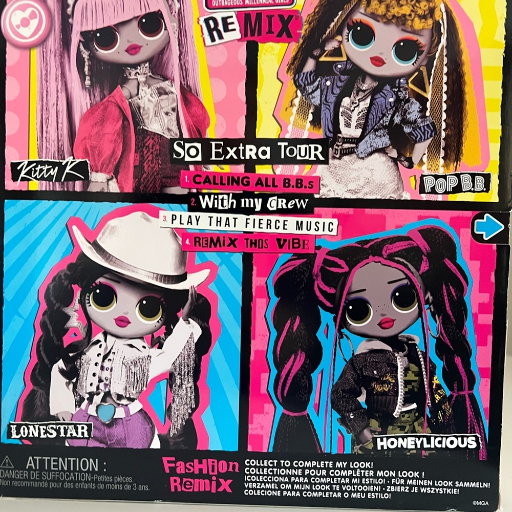 L.O.L. Surprise! O.M.G. Remix Kitty K Doll - Pink and White - Picture 2 of 2